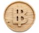 Difuzor uleiuri esentiale lemn masiv stejar model bitcoin 50x20mm 1b - DECORATIUNI ALTFEL