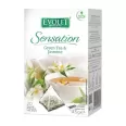 Ceai verde iasomie Sensation piramide 20x2,25g - EVOLET