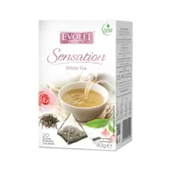 Ceai alb trandafir Sensation piramide 20x2g - EVOLET