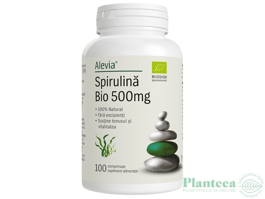 Spirulina 500mg Bio 100cp - ALEVIA