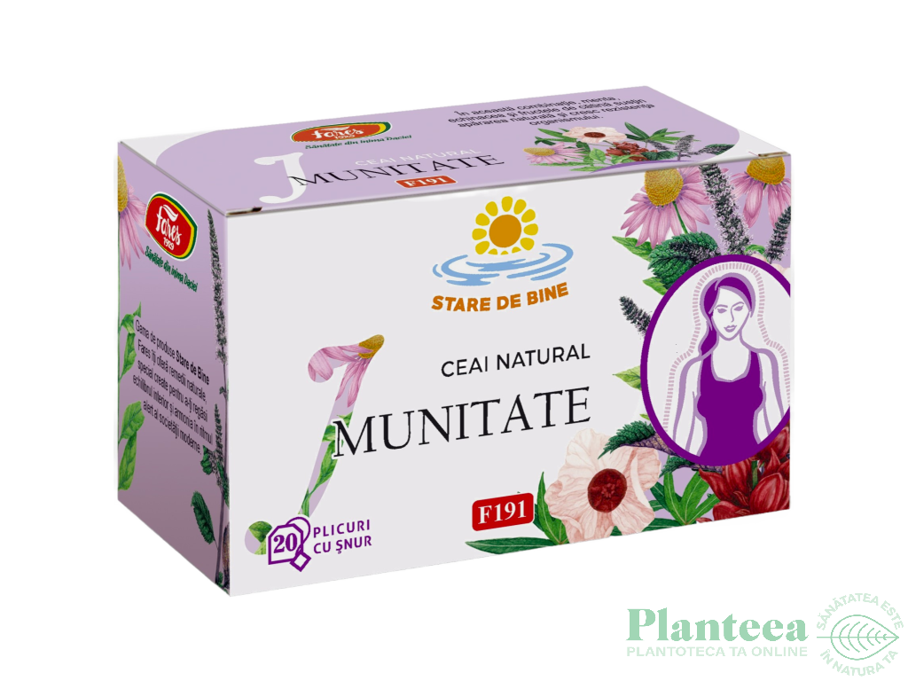 Ceai natural Imunitate 20dz - FARES