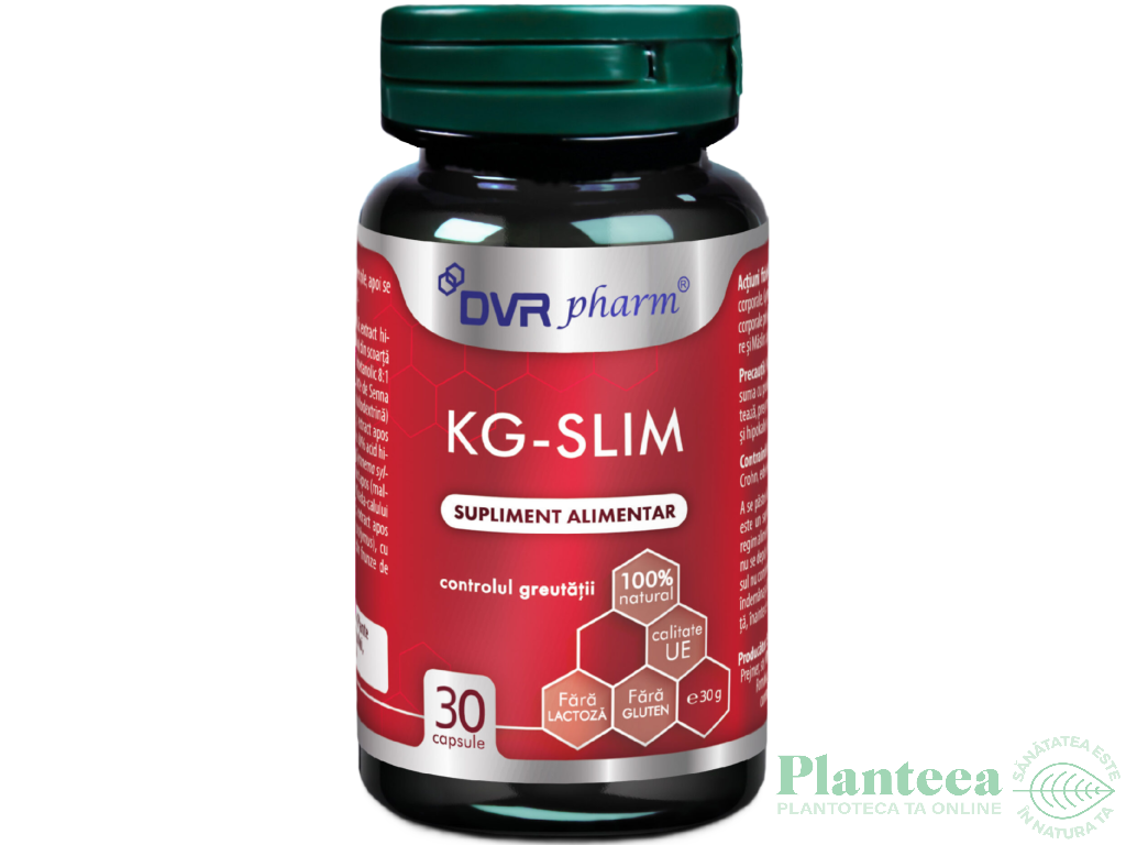 KG Slim Controlul greutatii 1x30cps - DVR PHARM