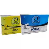 Kit 2 sapunuri terapeutice [Sulf+Borax] 2x100g - ORTOS