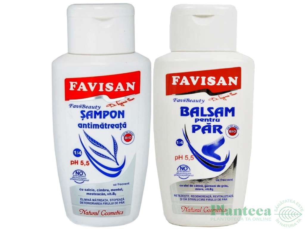 Kit AntiMatreata Duo [Sampon+ Balsam] FaviBeauty 2x200ml - FAVISAN