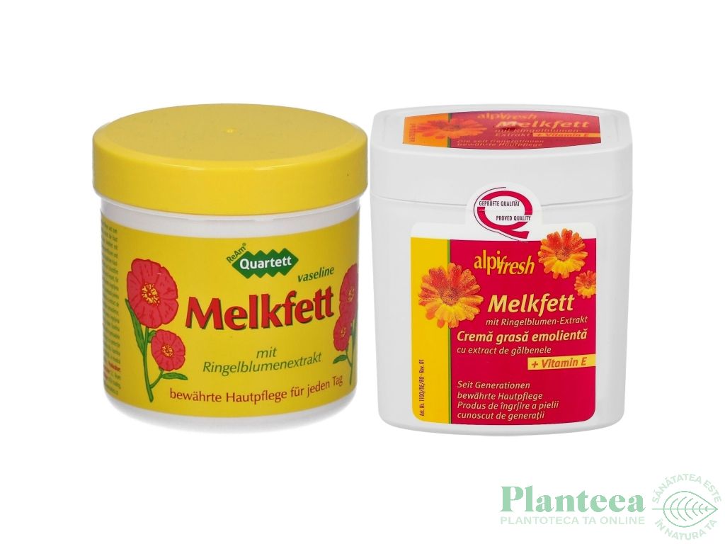 Pachet Melkfett Duo [clasic+vitamina E] 2x250ml - QUARTETT/ALPIFRESH