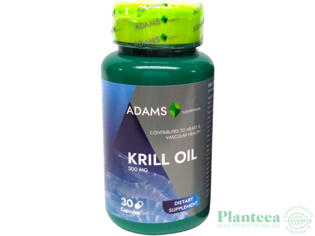 Krill oil 500mg 30cps - ADAMS SUPPLEMENTS