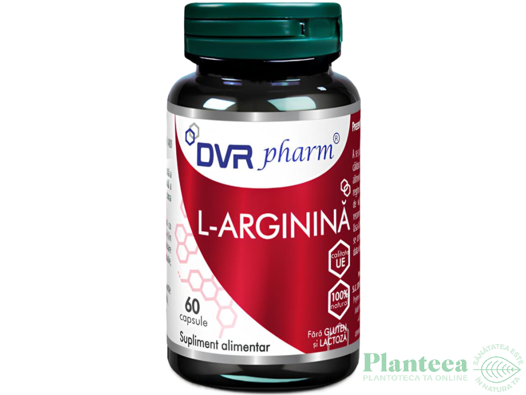 Larginina 400mg 60cps - DVR PHARM