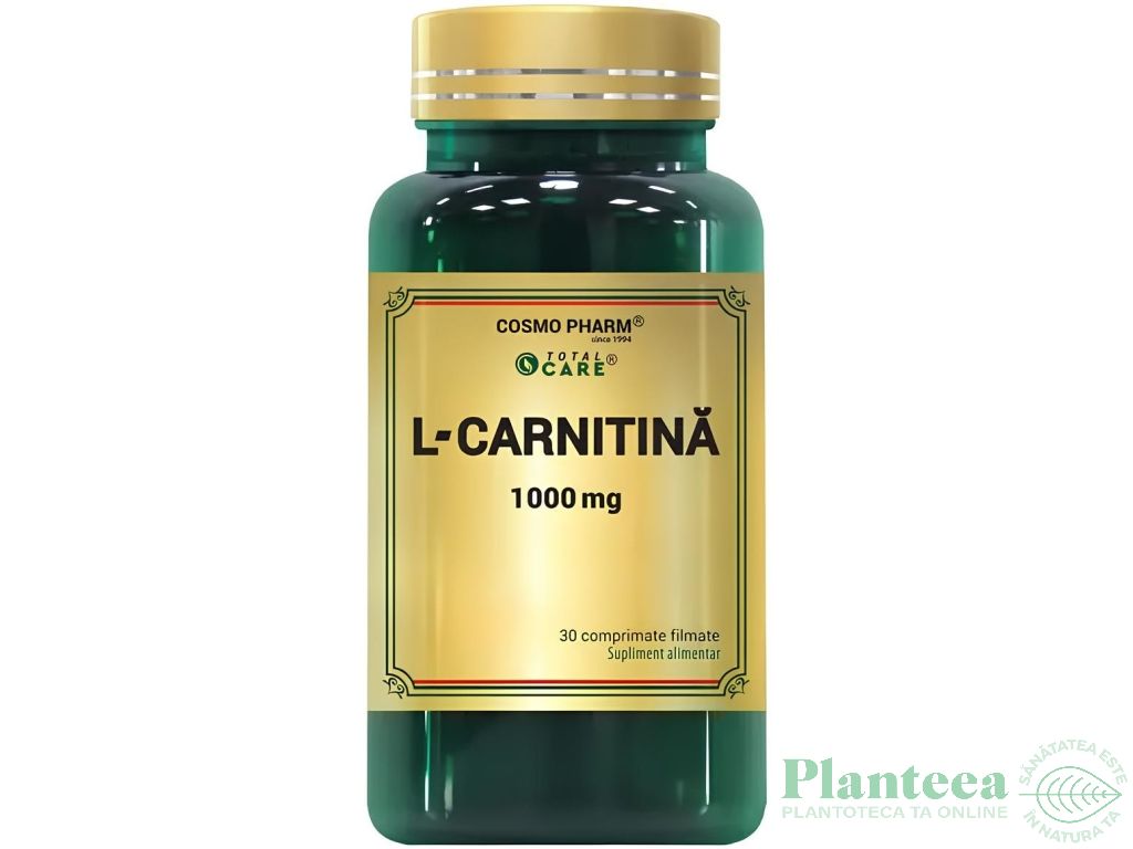 L carnitina 1000mg 30cp - TOTAL CARE