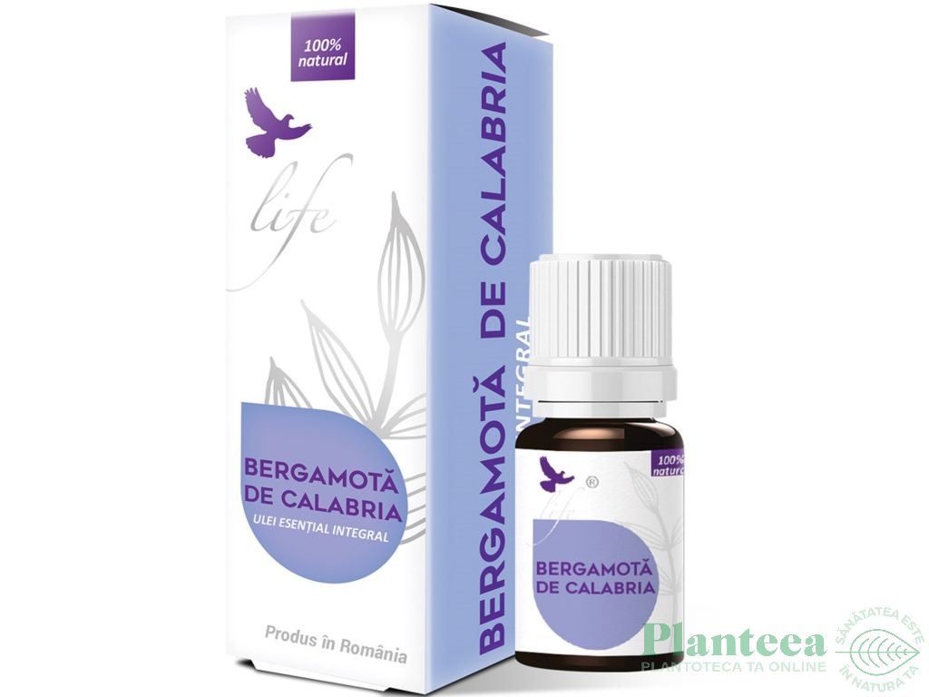 Ulei esential integral bergamota calabria 5ml - LIFE