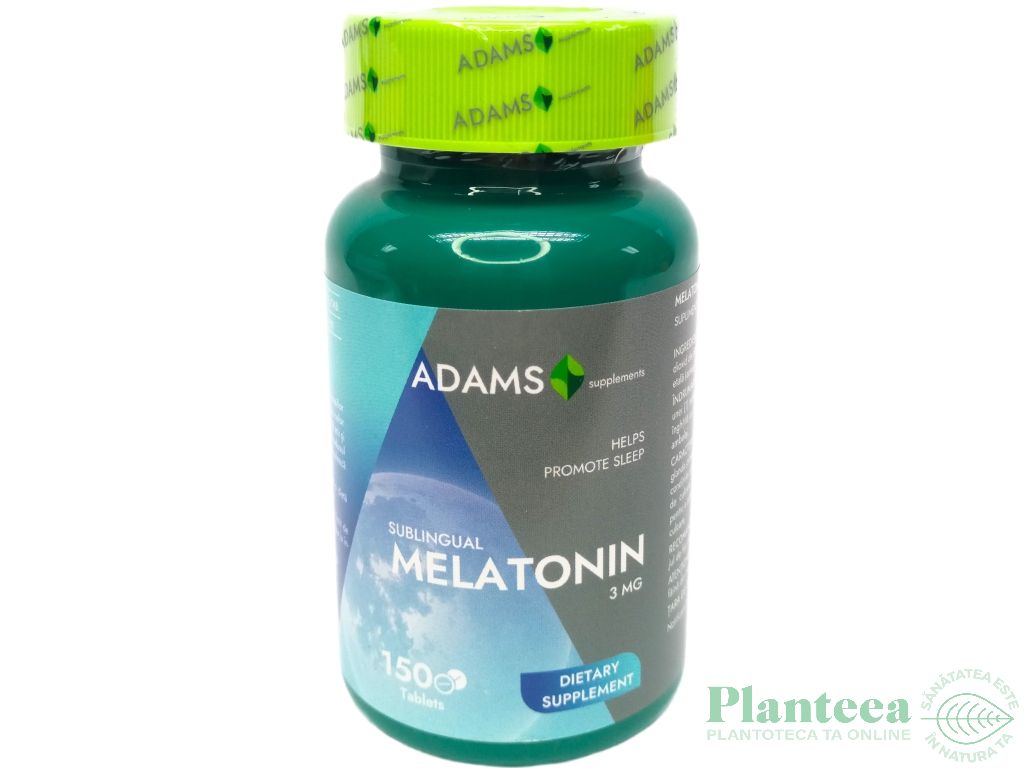 Melatonina 3mg 150cp - ADAMS SUPPLEMENTS