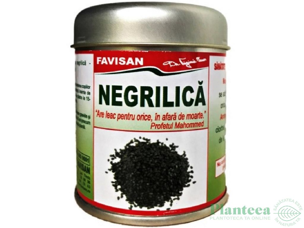 Condiment chimen negru [negrilica] macinat 50g - FAVISAN