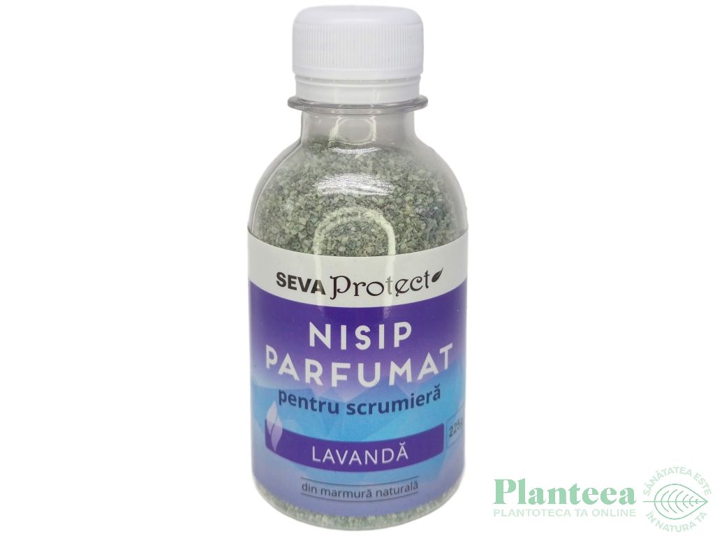 Nisip parfumat pt scrumiera lavanda 225g - SEVA PROTECT