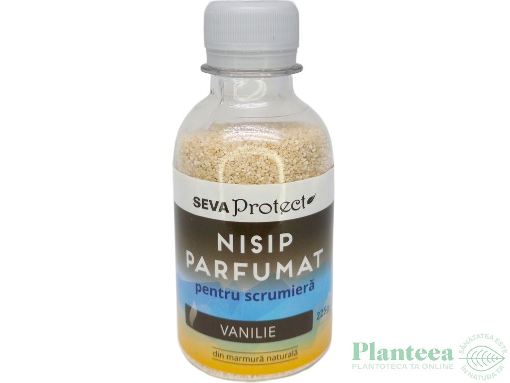 Nisip parfumat pt scrumiera vanilie 225g - SEVA PROTECT