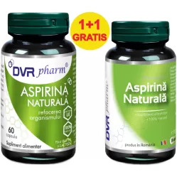 Pachet Aspirina naturala 60+30cps - DVR PHARM