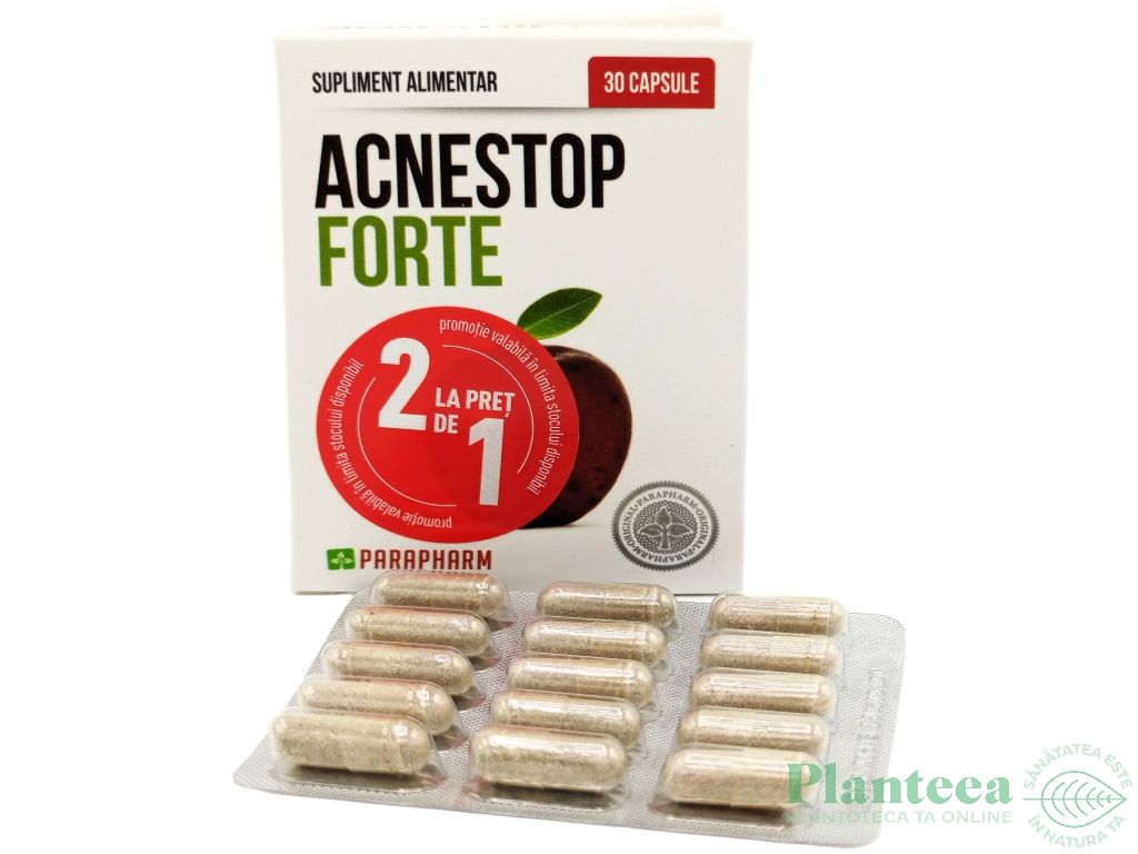 Pachet AcneStop forte 2x30cps - PARAPHARM