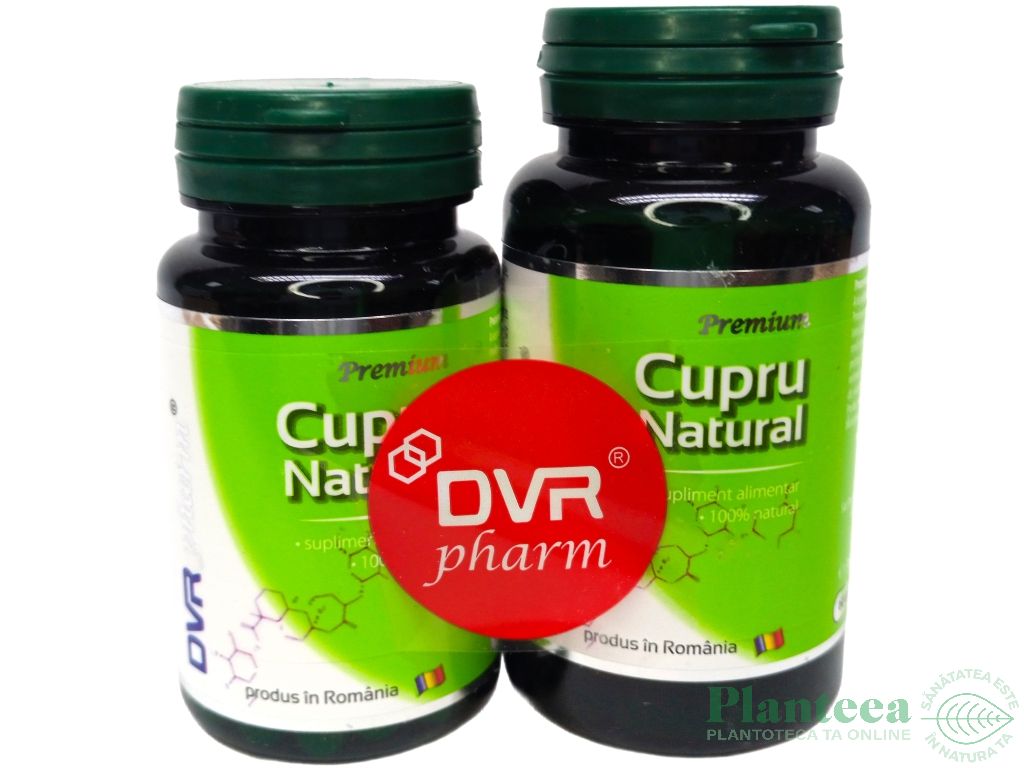 Pachet Cupru natural 60+30cps - DVR PHARM