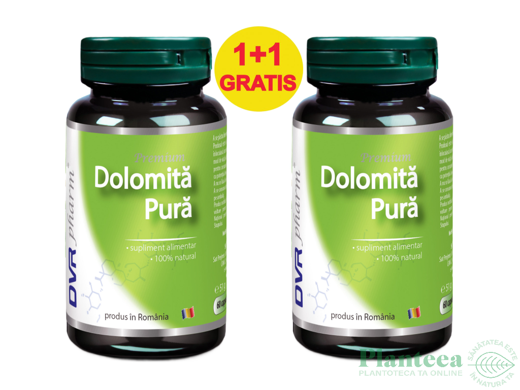 Pachet Dolomita pura 2x60cps - DVR PHARM