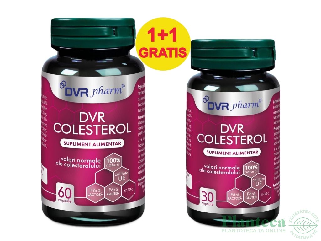 Pachet DVR Colesterol 60+30cps - DVR PHARM