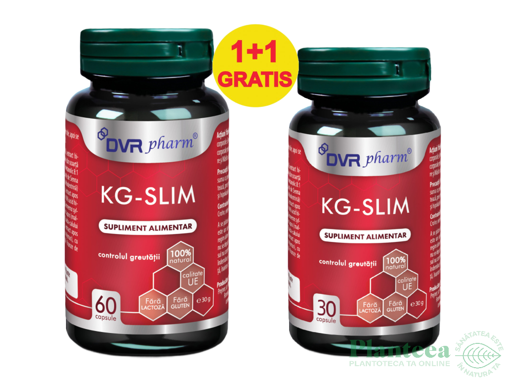 Pachet KG Slim Controlul greutatii 60+30cps - DVR PHARM