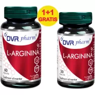 Pachet Larginina 400mg 60+30cps - DVR PHARM