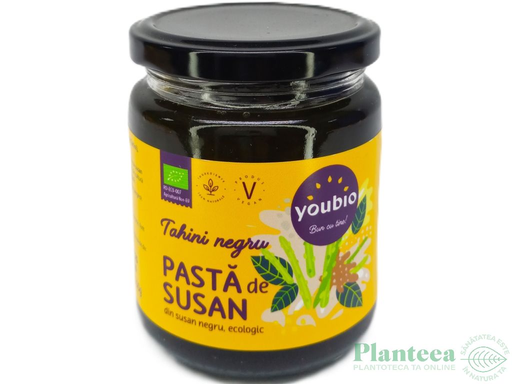 Pasta susan negru Tahini eco 250g - YOUBIO