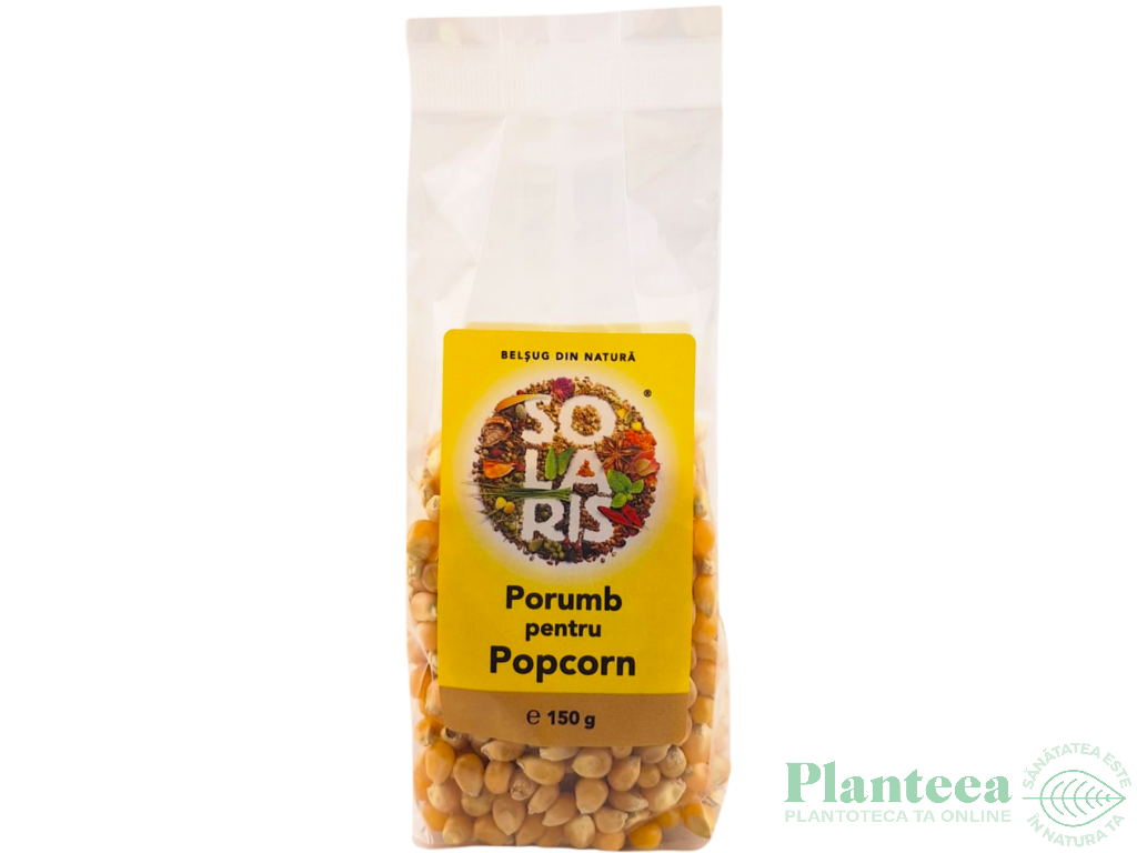 Porumb boabe pt popcorn 150g - SOLARIS