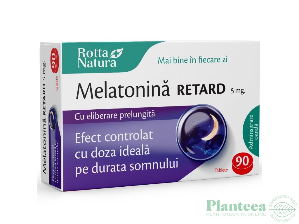 Melatonina 5mg retard 90cp - ROTTA NATURA