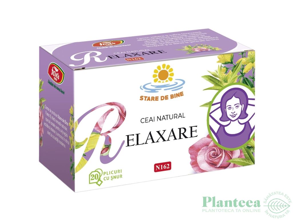 Ceai natural Relaxare 20dz - FARES