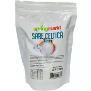 Sare mare fina celtica neiodata 500g - SPRINGMARKT