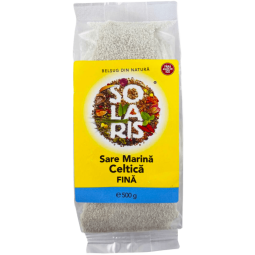 Sare mare fina celtica neiodata 500g - SOLARIS