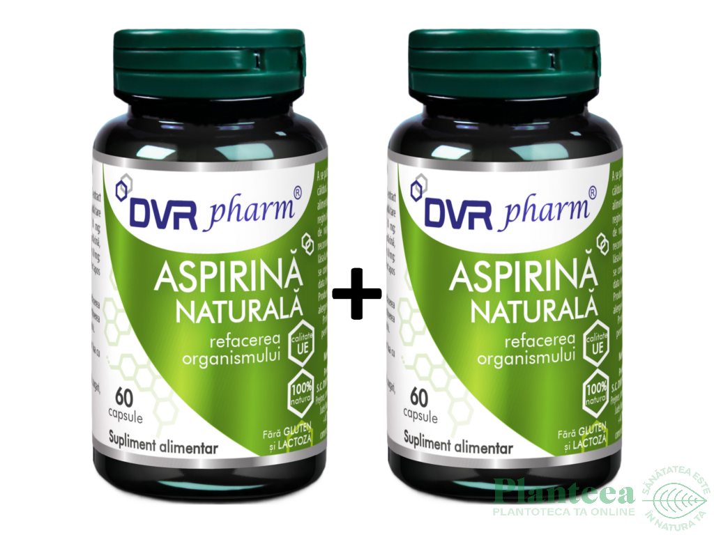 Aspirina naturala 2x60cps - DVR PHARM