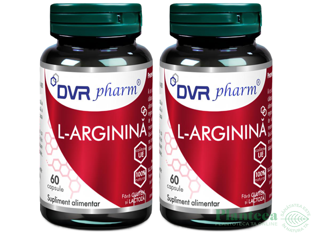 Larginina 400mg 2x60cps - DVR PHARM