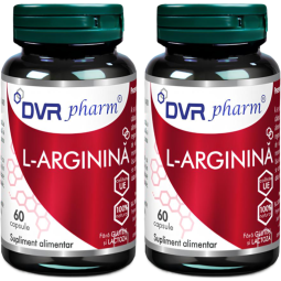 Larginina 400mg 2x60cps - DVR PHARM