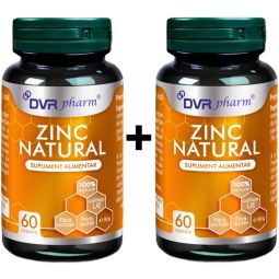 Zinc natural 2x60cps - DVR PHARM