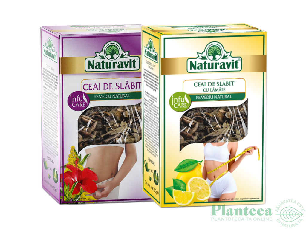 Kit 2ceaiuri slabit [Leustean + Lamaie] 2x50g - NATURAVIT