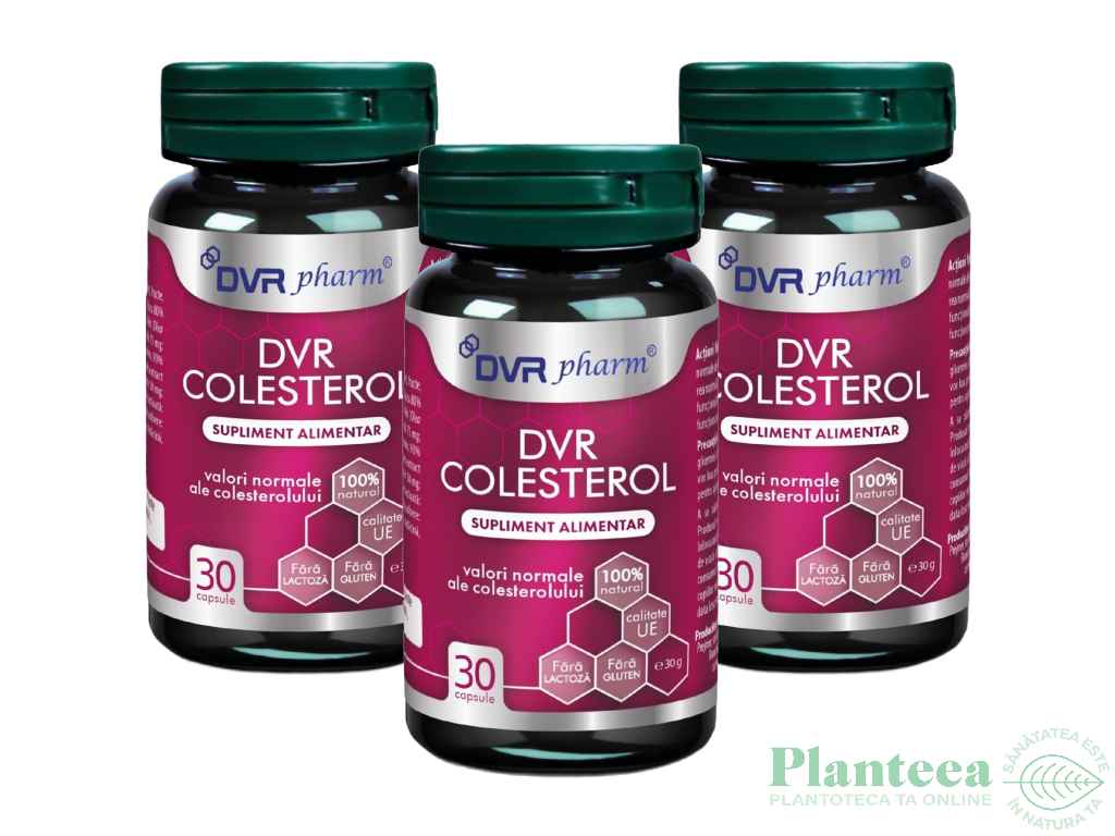 DVR Colesterol 3x30cps - DVR PHARM