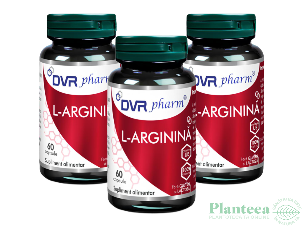 Larginina 400mg 3x60cps - DVR PHARM