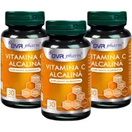 Vitamina C alcalina 3x30cps - DVR PHARM