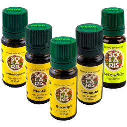 Pachet 5uleiuri esentiale de baza 5x10ml - SOLARIS