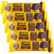 Set Batoane susan ciocolata neagra 5x30g - SOLARIS