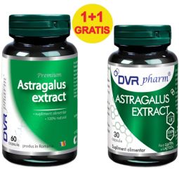 Pachet Astragalus extract 60+30cps - DVR PHARM