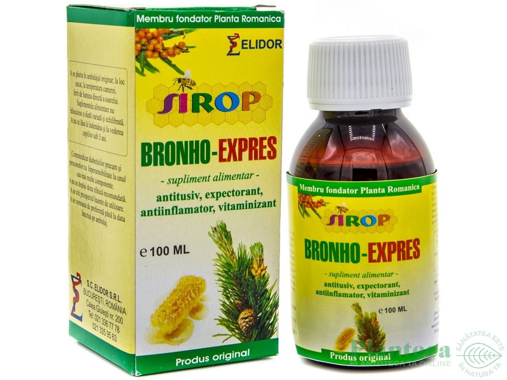 Sirop bronho expres 100ml - ELIDOR