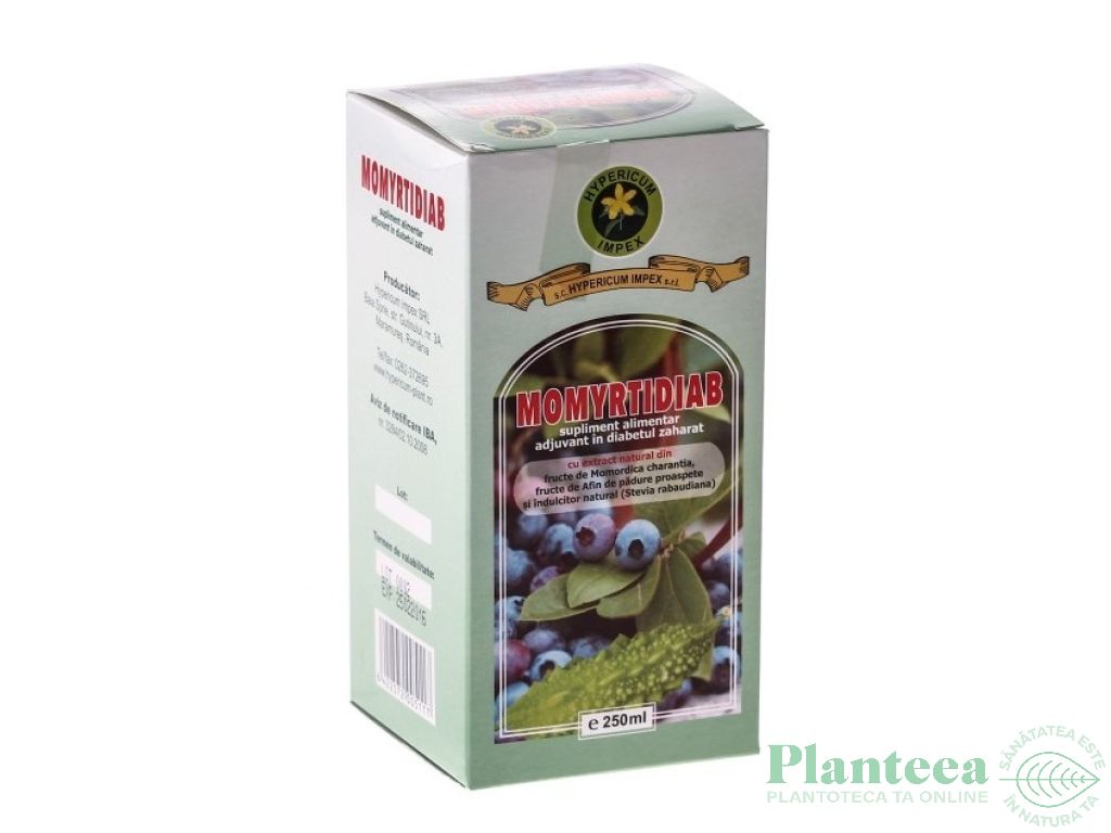 Sirop Momyrtidiab 250ml - HYPERICUM PLANT