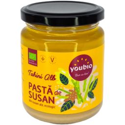 Pasta susan alb decojit Tahini eco 250g - YOUBIO