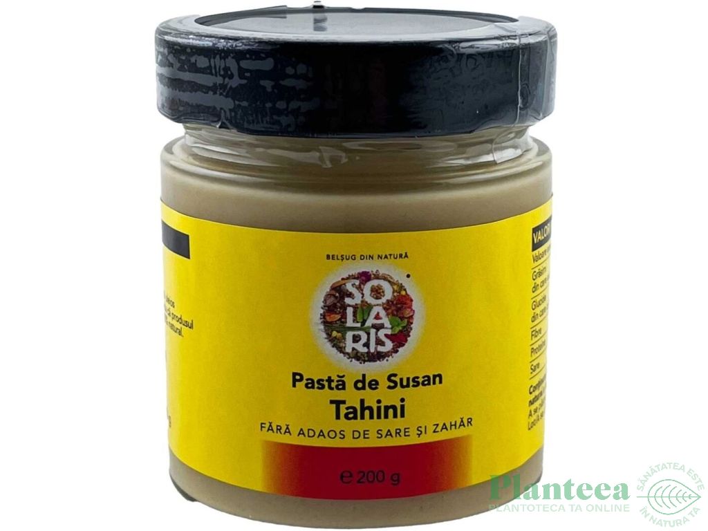 Pasta susan decojit Tahini 200g - SOLARIS