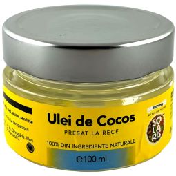 Ulei cocos presat rece 100ml - SOLARIS