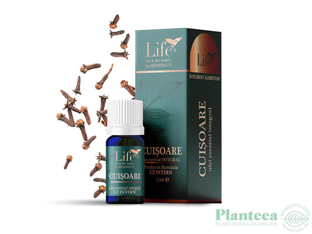 Ulei esential integral cuisoare muguri 5ml - LIFE