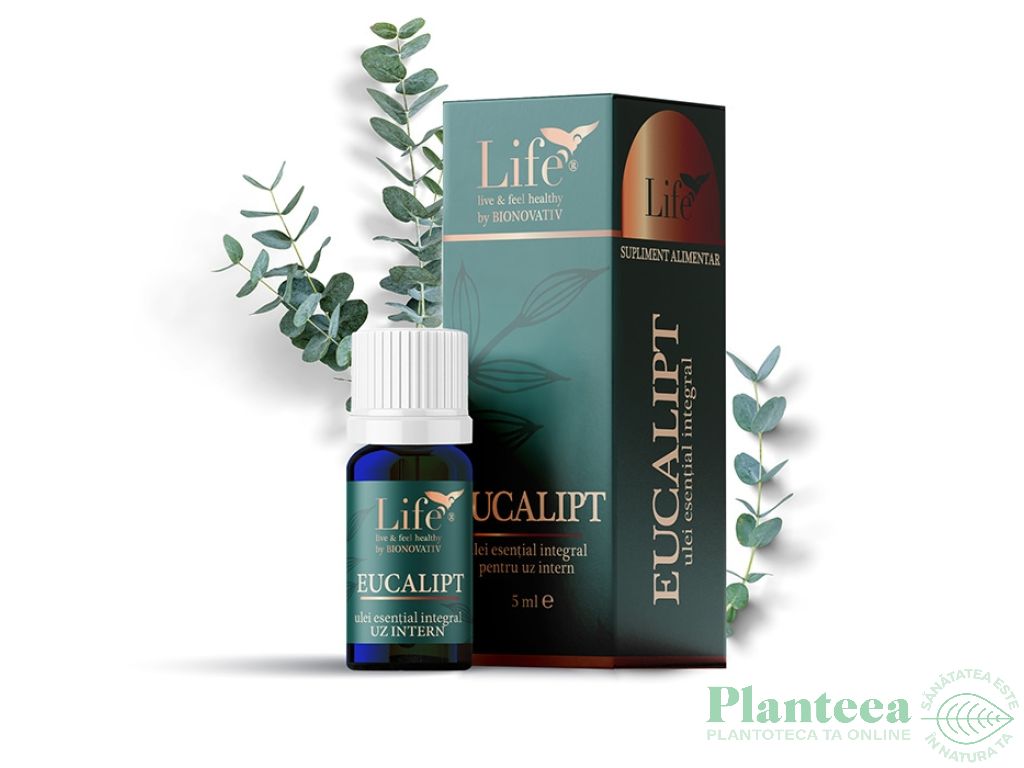 Ulei esential integral eucalipt 5ml - LIFE