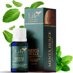 Ulei esential integral menta dulce 10ml - LIFE