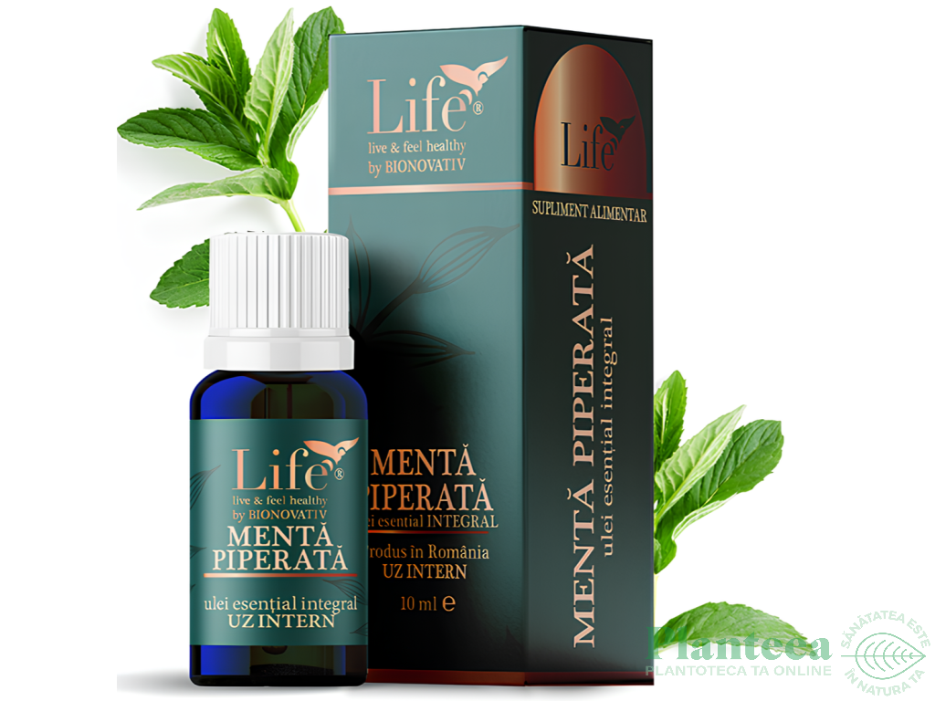 Ulei esential integral menta piperata 10ml - LIFE